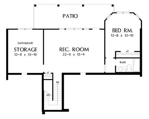 Dream House Plan - Craftsman Floor Plan - Lower Floor Plan #929-447