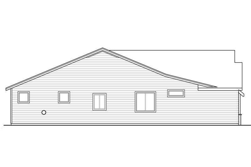 Home Plan - Exterior - Other Elevation for Craftsman House Plan #124-1166 - 3 bed, 2 bath