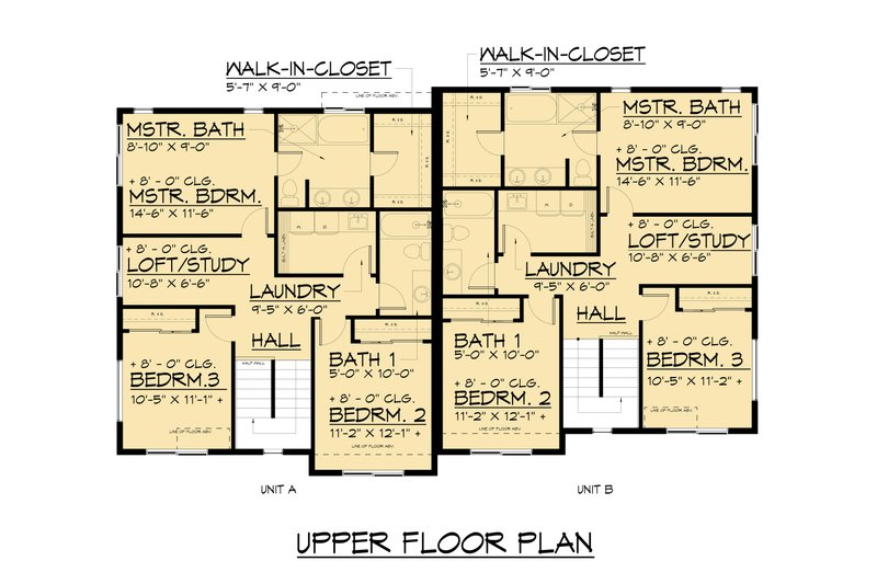 Dream House Plan - Floor Plan - Upper Floor for Contemporary House Plan #1066-292 - 6 bed, 4 bath