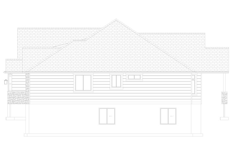 House Blueprint - Exterior - Other Elevation 2 for Farmhouse House Plan #1060-361 - 4 bed, 3.5 bath