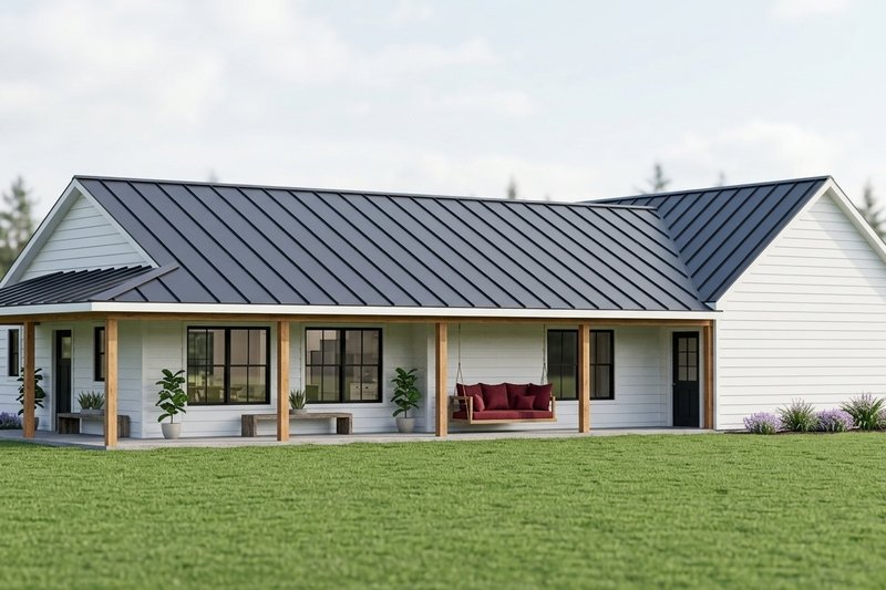 Dream House Plan - Exterior - Other Elevation 2 for Farmhouse House Plan #1064-369 - 1 bed, 1.5 bath