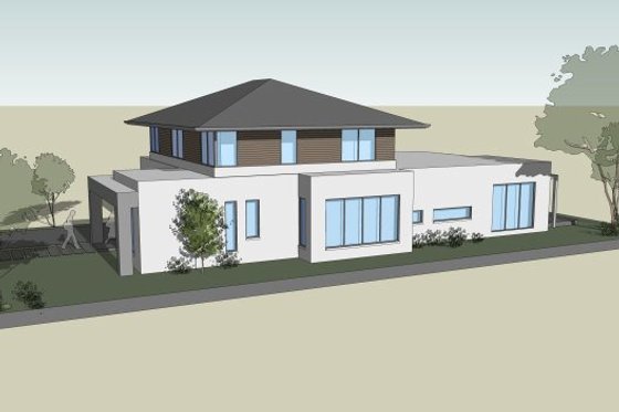 Exterior - Other Elevation 16 for Modern House Plan #496-25 - 4 bed, 2.5 bath