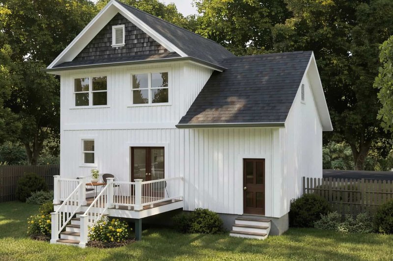 Architectural House Design - Exterior - Other Elevation for Farmhouse House Plan #79-257 - 3 bed, 2.5 bath