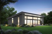 Contemporary Style House Plan - 2 Beds 2 Baths 1268 Sq/Ft Plan #48-1156 