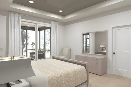 Interior - Master Bedroom for Modern House Plan #49-291 - 4 bed, 3.5 bath