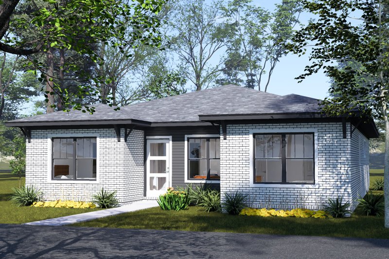 Home Plan - Exterior - Other Elevation 3 for Modern House Plan #513-2486 - 4 bed, 4 bath