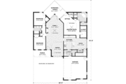 Southern Style House Plan - 3 Beds 2.5 Baths 1831 Sq/Ft Plan #56-549 