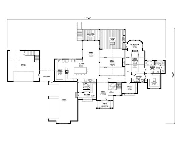 Home Plan - European Floor Plan - Main Floor Plan #1089-11