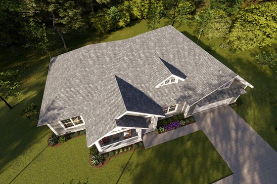Exterior - Other Elevation 2 for Cottage House Plan #513-2193 - 3 bed, 2 bath