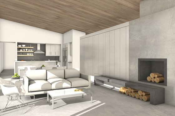 Interior - Other for Modern House Plan #497-37 - 4 bed, 3 bath