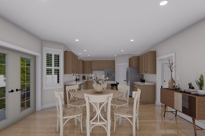 Home Plan - Interior - Dining Room for Craftsman House Plan #1060-134 - 4 bed, 2.5 bath
