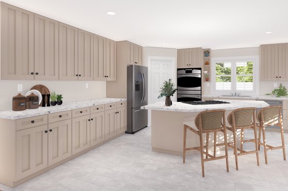 Interior - Kitchen for Ranch House Plan #1060-298 - 3 bed, 2 bath