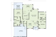 European Style House Plan - 3 Beds 2 Baths 2132 Sq/Ft Plan #17-1021 Floor 