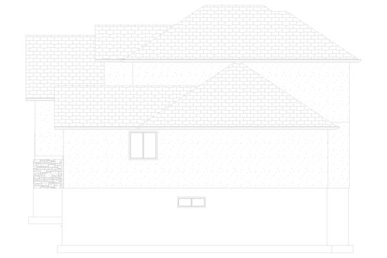 Exterior - Other Elevation 1 for Traditional House Plan #1060-25 - 6 bed, 3.5 bath