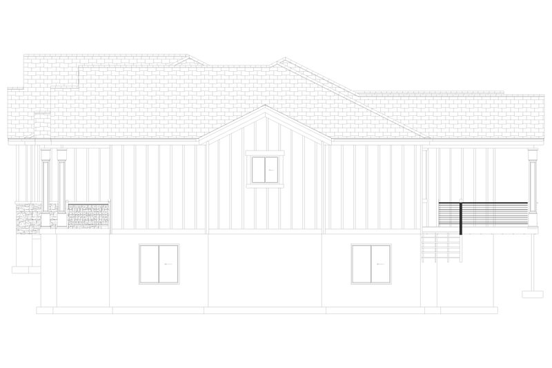 House Plan Design - Exterior - Other Elevation 1 for Ranch House Plan #1060-99 - 3 bed, 2.5 bath
