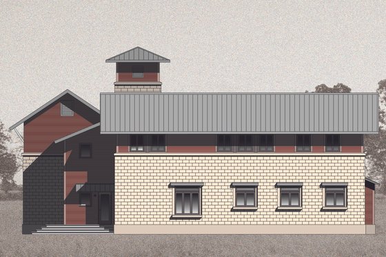 Exterior - Other Elevation for Farmhouse House Plan #531-2 - 4 bed, 4 bath
