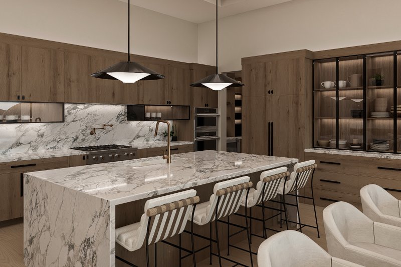 House Plan Design - Interior - Kitchen for Modern House Plan #455-705 - 3 bed, 2.5 bath