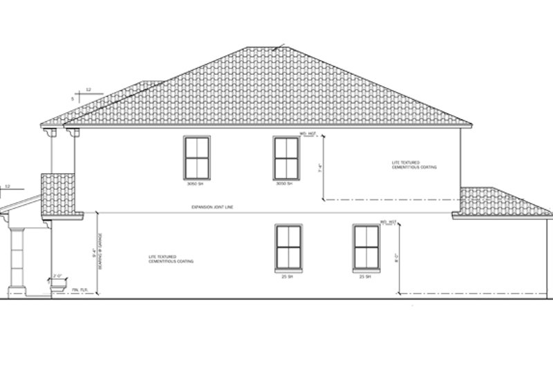 Dream House Plan - Exterior - Other Elevation for Mediterranean House Plan #1058-66 - 5 bed, 3 bath