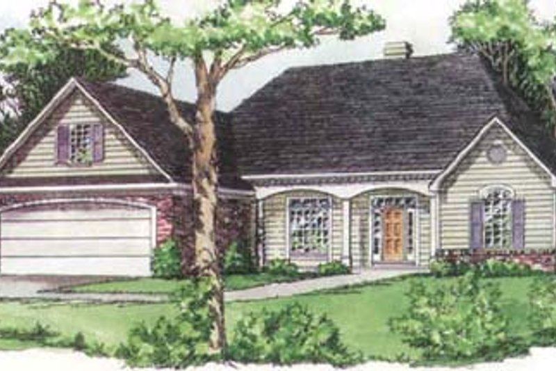 Traditional Style House Plan - 3 Beds 2 Baths 1856 Sq/Ft Plan #16-151