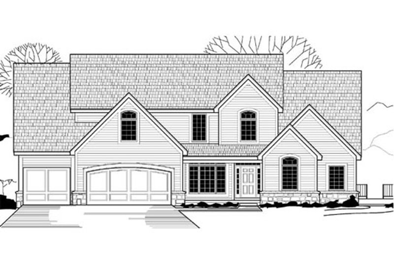 Traditional Style House Plan - 3 Beds 5.5 Baths 4799 Sq/Ft Plan #67-889