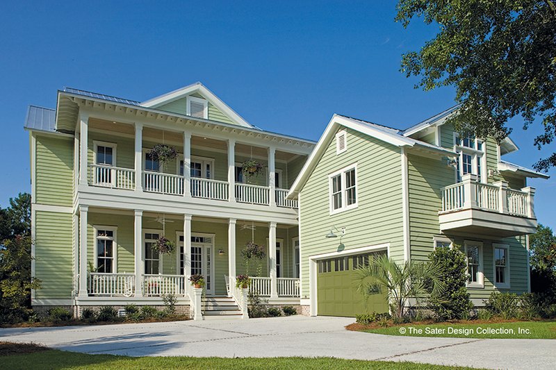 Architectural House Design - Exterior - Rear Elevation 1 for Country House Plan #930-358 - 6 bed, 4.5 bath