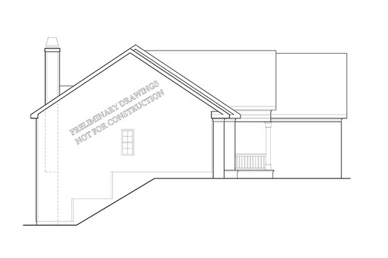 Exterior - Other Elevation 1 for Country House Plan #927-213 - 3 bed, 2 bath