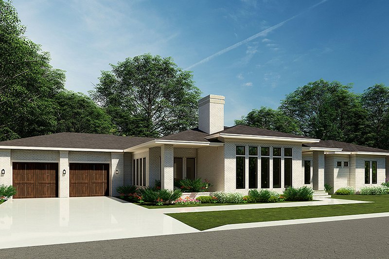 House Plan Design - Exterior - Other Elevation for Prairie House Plan #923-209 - 4 bed, 3.5 bath