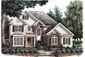 Traditional Exterior - Front Elevation Plan #927-652