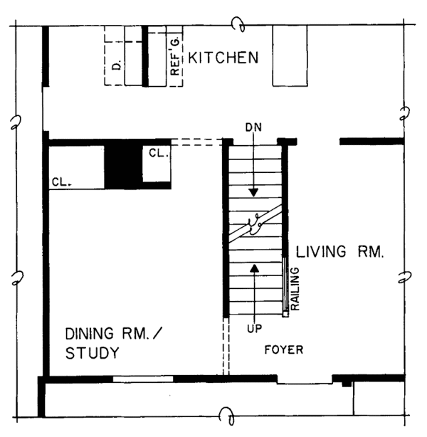 House Blueprint - Country Floor Plan - Other Floor Plan #72-514