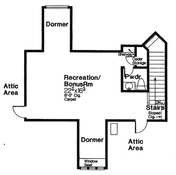 House Plan Design - European Floor Plan - Other Floor Plan #310-1188