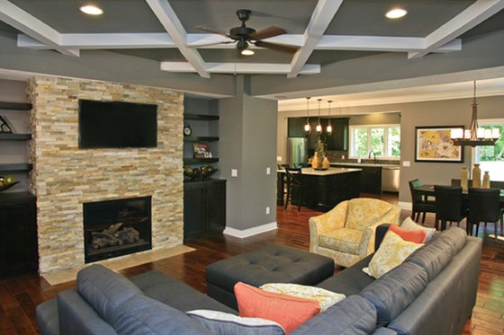 Interior - Family Room 2 for Prairie House Plan #928-248 - 5 bed, 3.5 bath