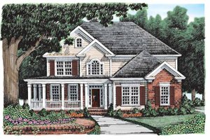 Exterior - Front Elevation 3 for Country House Plan #927-898 - 4 bed, 2.5 bath