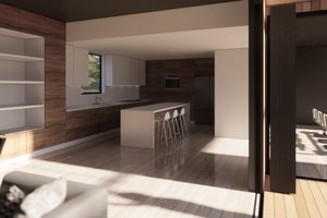 Interior - Kitchen for Modern House Plan #473-4 - 3 bed, 3.5 bath