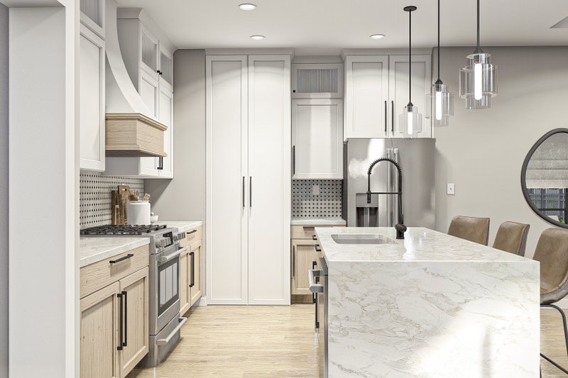 Home Plan - Interior - Kitchen for Modern House Plan #455-526 - 3 bed, 2 bath