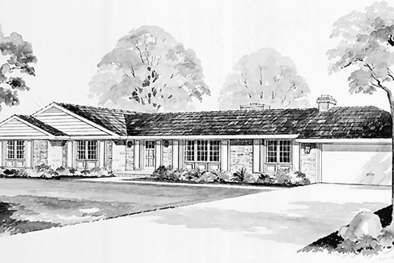 House Design - Colonial Exterior - Front Elevation Plan #72-611