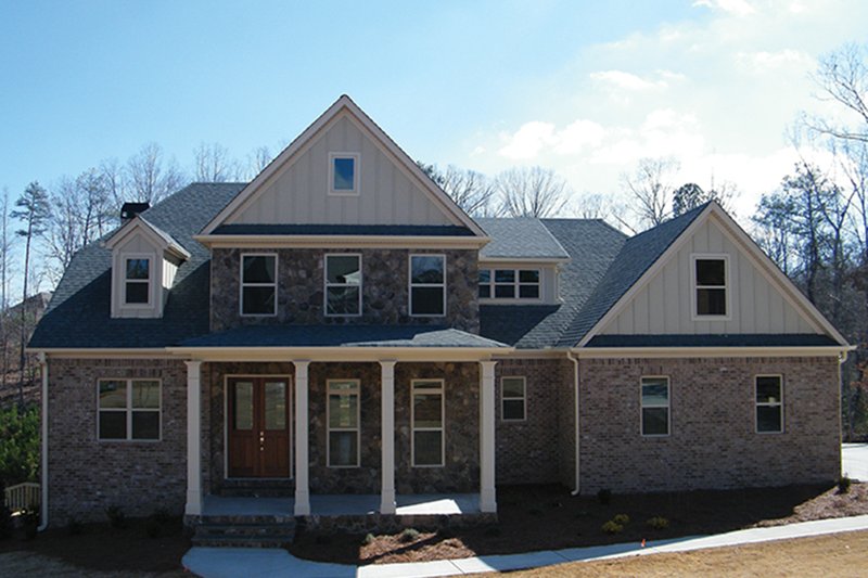 Home Plan - Exterior - Front Elevation 4 for Country House Plan #927-374 - 4 bed, 4.5 bath