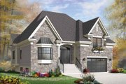 European Style House Plan - 3 Beds 2 Baths 1931 Sq/Ft Plan #23-2541 