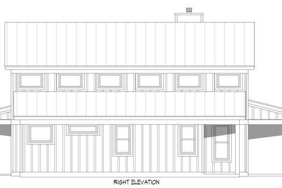 Exterior - Other Elevation 1 for Barndominium House Plan #932-1133 - 3 bed, 2 bath