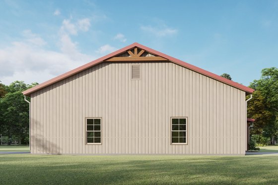 Exterior - Other Elevation 5 for Barndominium House Plan #1092-32 - 3 bed, 2 bath