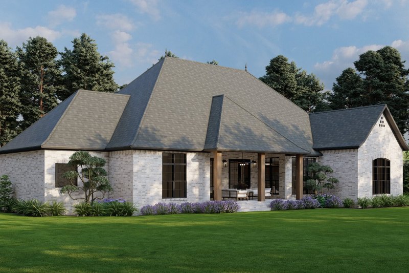 Dream House Plan - Exterior - Other Elevation 2 for European House Plan #17-3414 - 4 bed, 3.5 bath