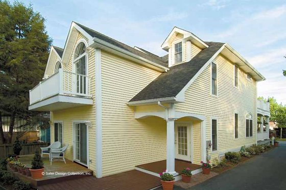 Exterior - Front Elevation 6 for Country House Plan #930-81 - 3 bed, 2.5 bath