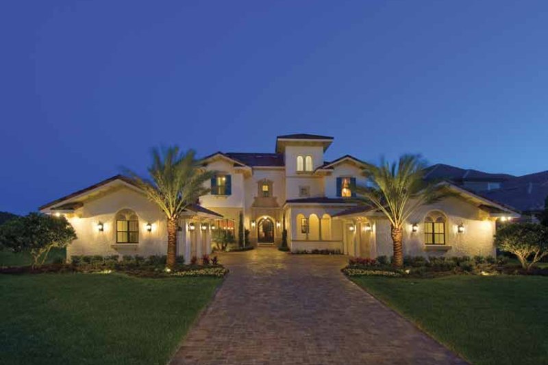 Dream House Plan - Exterior - Front Elevation 4 for Mediterranean House Plan #1039-1 - 5 bed, 6 bath