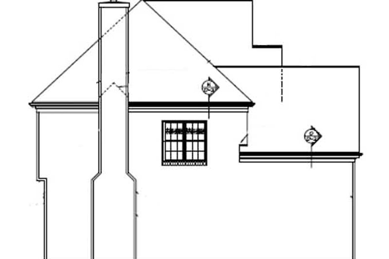 Architectural House Design - Exterior - Other Elevation 1 for Colonial House Plan #453-341 - 4 bed, 2.5 bath