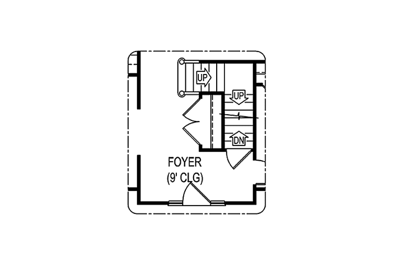 Dream House Plan - Interior - Entry for Country House Plan #11-274 - 5 bed, 2.5 bath
