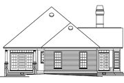 Country Style House Plan - 3 Beds 2 Baths 1608 Sq/Ft Plan #929-90 