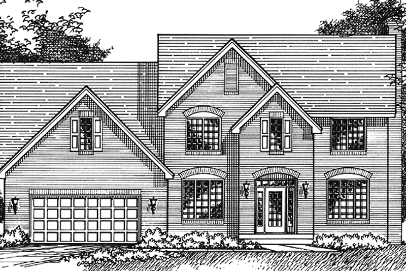 Home Plan - Exterior - Front Elevation 3 for Traditional House Plan #51-867 - 3 bed, 2.5 bath