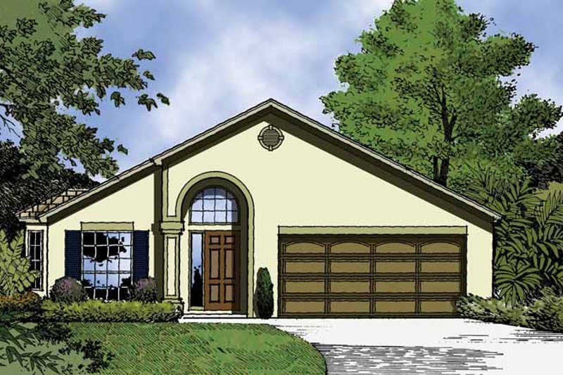 Home Plan - Country Exterior - Front Elevation Plan #1015-38