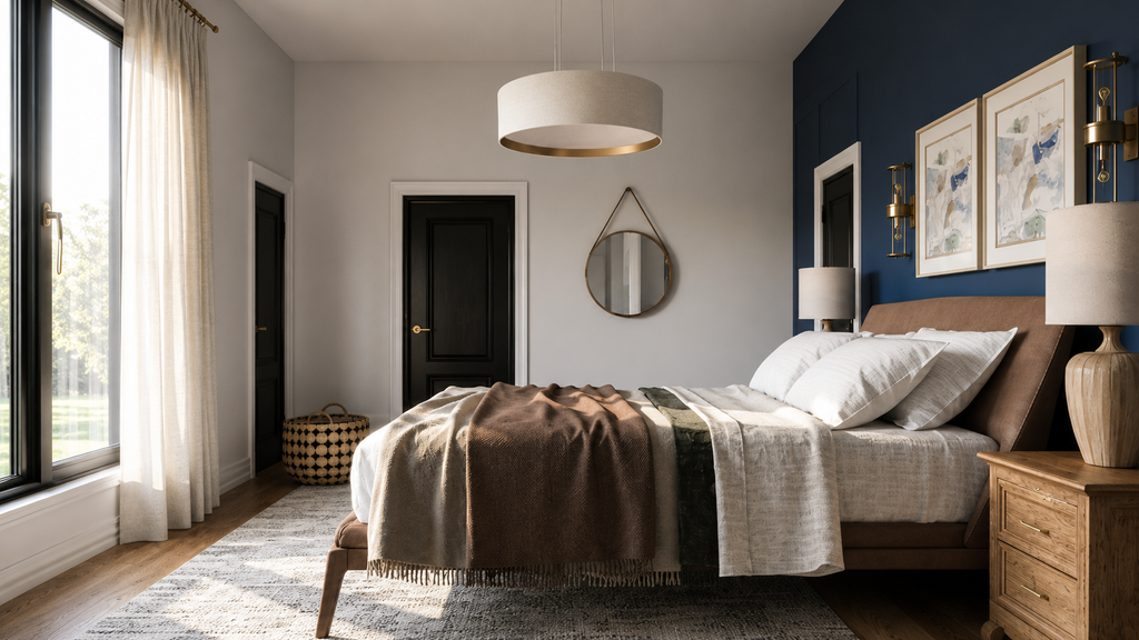 Interior - Master Bedroom 1 for Barndominium House Plan #1064-494 - 3 bed, 2.5 bath