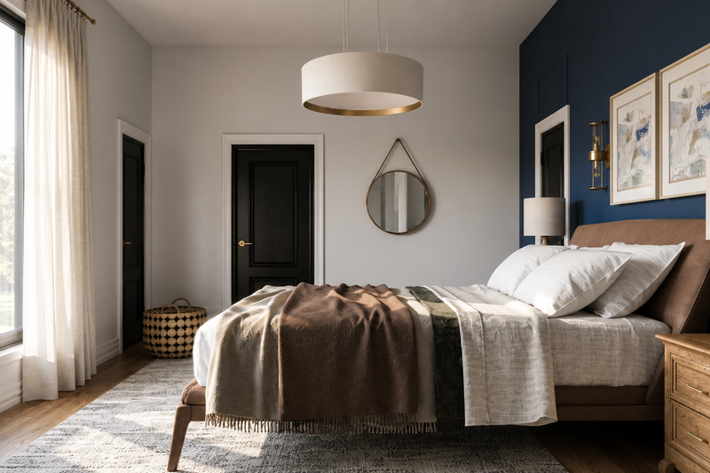 House Blueprint - Interior - Master Bedroom 1 for Barndominium House Plan #1064-494 - 3 bed, 2.5 bath