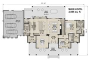 Farmhouse Style House Plan - 5 Beds 3.5 Baths 3235 Sq/Ft Plan #51-1451 